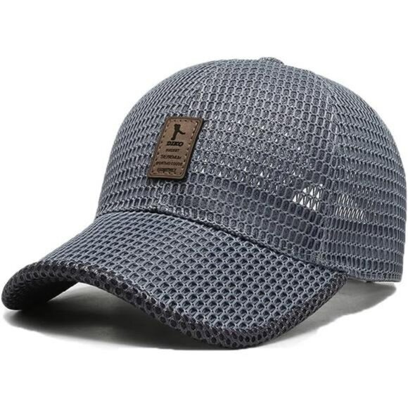Mesh Baseball Cap Adjustable Quick Dry Hat Men Women Running Outdoor Sport - Picture 1 of 8